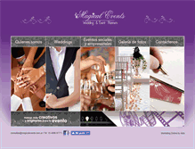 Tablet Screenshot of magicalevents.com.ar